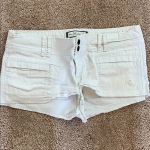 Abercrombie and Fitch White shorts